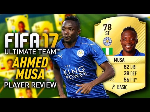 FIFA 17 AHMED MUSA (78) *PACEY* PLAYER REVIEW! FIFA 17 ULTIMATE TEAM!
