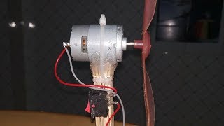 How to make a high speed Fan with DC Motor?