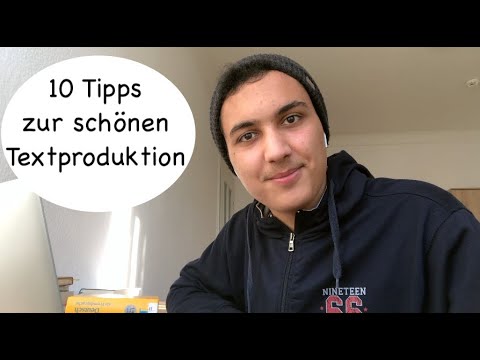 10 Tipps zum Schreiben einer wunderschönen Textproduktion - DSH (auch B2/C1)