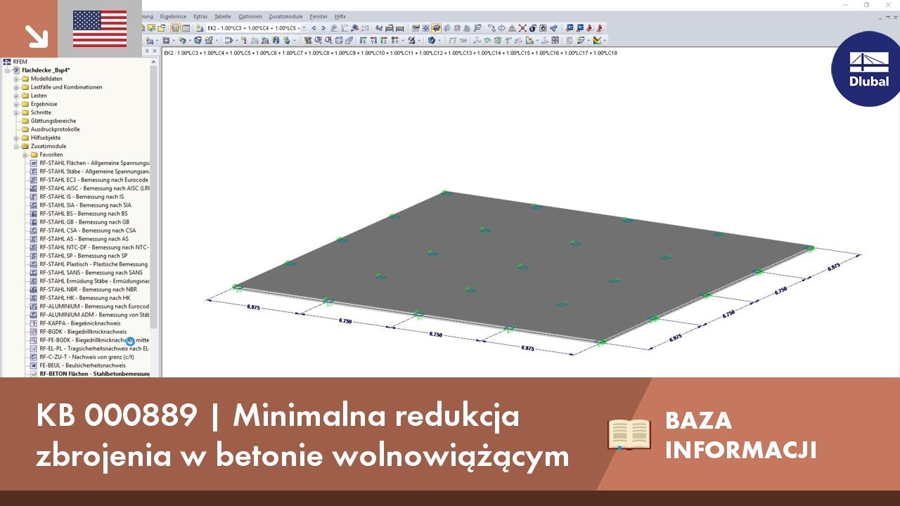 KB 000889 | Minimalna redukcja zbrojenia w betonie wolnowiążącym