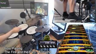 1st ever The Fire and the Fury (2x Bass Pedal) by Firewind - Pro Drum FC