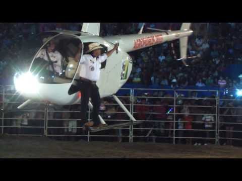 Agro Purus 2013 Show na abertura com o helicoptero do CMT JACK