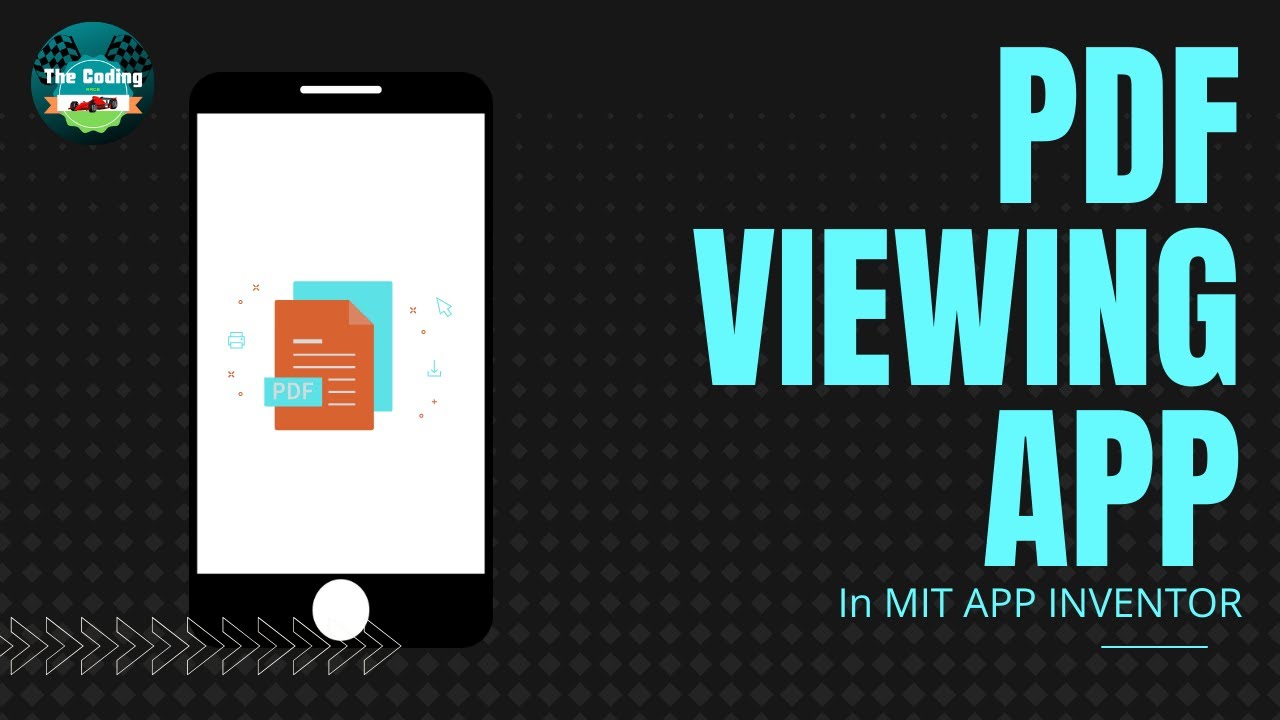 How to make pdf viewing app in MIT App inventor by The Coding Race Coding