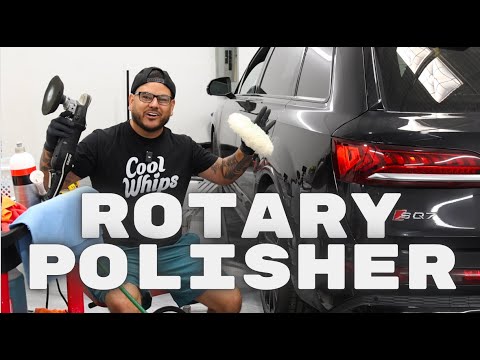 How to use a rotary polisher FOR BEGINNERS