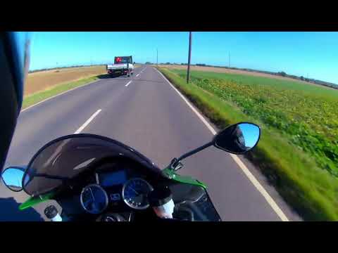 Riding Kawasaki ZZR1400