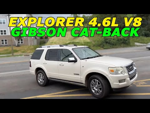 2008 Ford Explorer 4.6L V8 Exhaust Sound w/ Gibson Cat-Back!