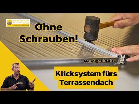 Build your own patio roof with twin-wall sheets – step-by-step instructions for DIYers