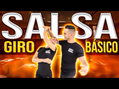 SALSA BASIC TURNS / LEARN THE RIGHT TECHNIQUE / 7 OPTIONS OF BASIC RIGHT TURN