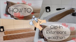 How to: Extensions waschen
