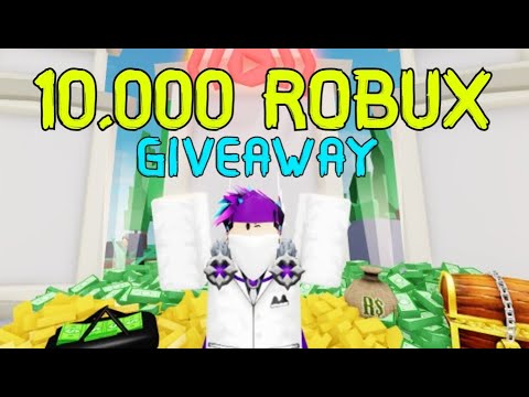 10,000 ROBUX GIVEAWAY - How to Enter