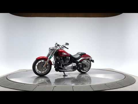 New 2026 Harley-Davidson FLFB Softail Fat Boy in Brilliant Red with 10 miles