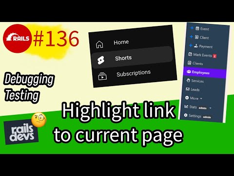 Rails 7 #136 Highlight link to current page