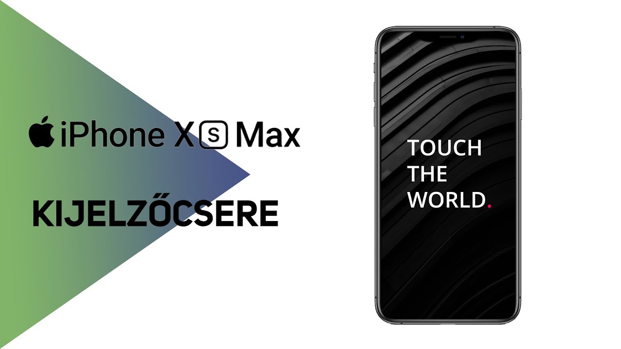 Apple iPhone XS Max gyári kijelző csere