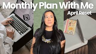 How I Plan My Month So I Don't Feel Overwhelmed | Monthly Reset Routine + Quarter 2 update