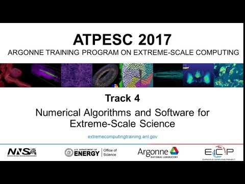 Numerical Algorithms and Software for Extreme-Scale Science
