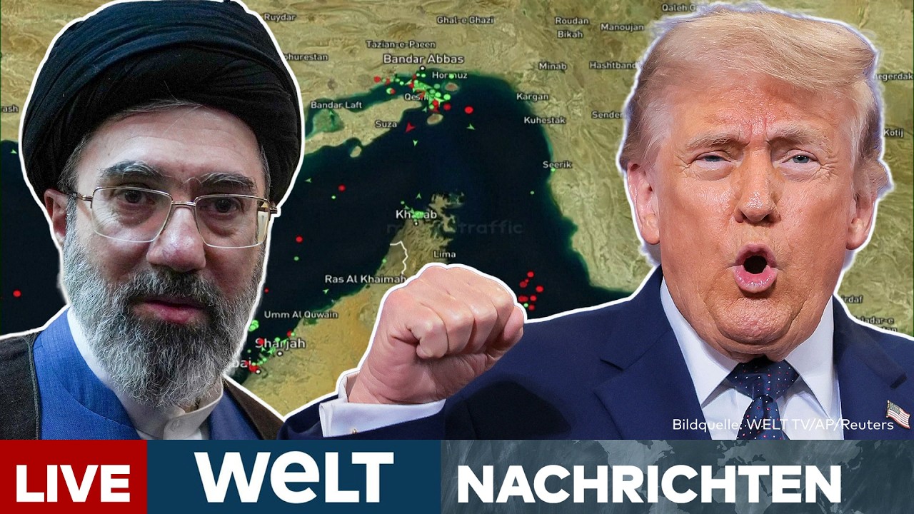 TRUMPS KRIEG: Kampf um Straße von Hormus ‒ USA schießen iranische Angriffs-Drohnen ab | LIVESTREAM