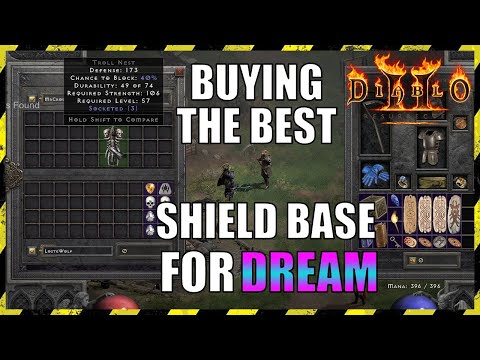 [LADDER S1] Buying the best shield base for Dream Runeword - DIABLO 2 RESSURRECTED