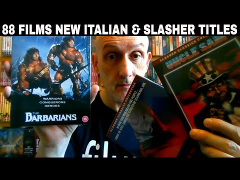 88 Films Slasher & Italian Collection new titles.