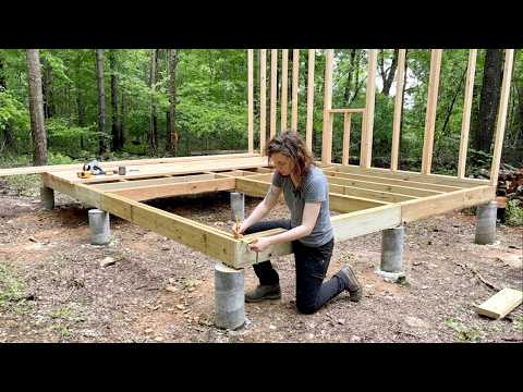 Woman Builds Dream Wood Cabin 25 Minutes -TIMELAPSE | Start to Finish by @Woods and Wonders