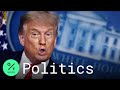 Trump Holds a News Conference at the Whi