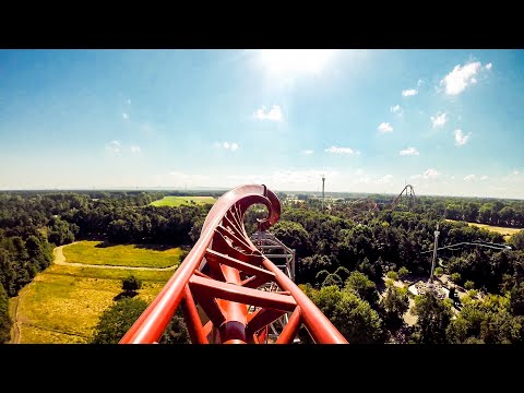 Sky Scream Onride + Ansicht Hinten - Plopsaland Deutschland