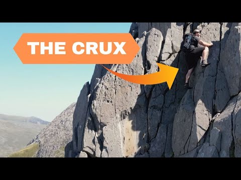 Dolmen Ridge Grade 3 Scramble in Snowdonia + Drone Footage