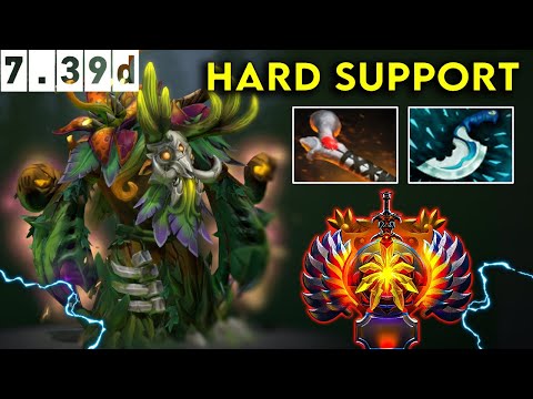 Treant Protector 🌳 Immortal Hard Support with 32 Assists - Dota 2 Patch 7.39d Pro Pub Gameplay