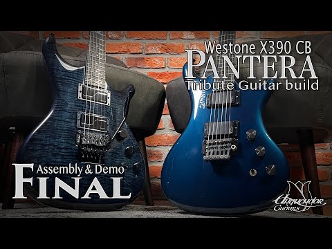 Westone X390 Pantera CB - Tribute Guitar Build  - Final Assembly & Sound Demo - It's Done!!