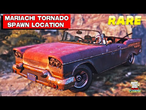 Thumbnail for TORNADO MARIACHI How to find & Keep in your Garage | SECRET RARE GTA V Online Car | SOLO! Location! by SEAT, Car
