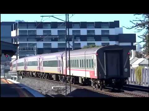 Vline N465 on 8026 in middle Footscray
