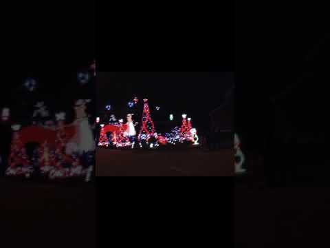 Pugh family Christmas light show