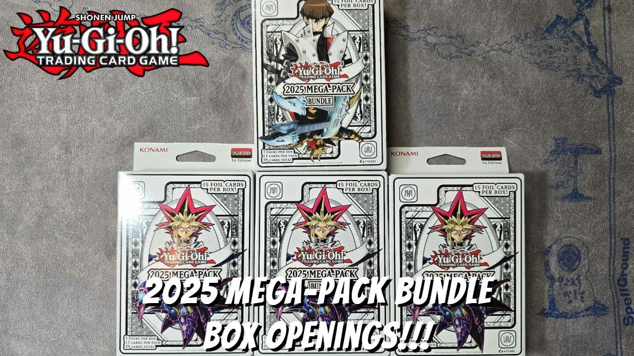 Yugioh 2025 Mega-Pack Bundle Box Openings!!!