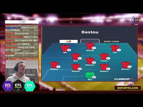 Quart de Finale PlayOffs EFL Autumn (BO5) !!! efoot 11v11 PS4FR Commenté par Yuestud - Le TOP 8 FR!