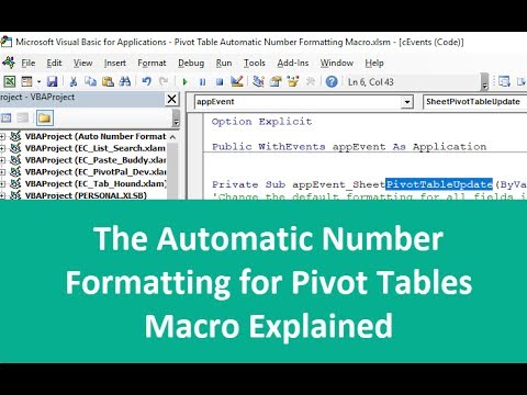 Introduction to Pivot Tables Charts and Dashboards in Excel Part 1