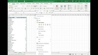 How to convert a pivot table to a regular table in Excel