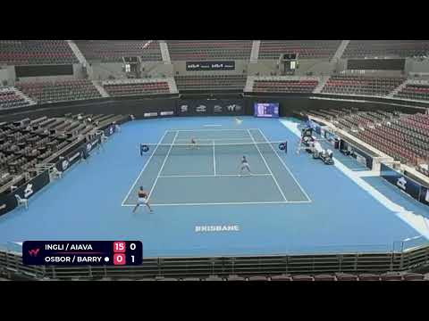 Destanee Aiava Maddison Inglis vs Monique Barry Alexandra Osborne doubles R16 W50 Brisbane 10 Novemb