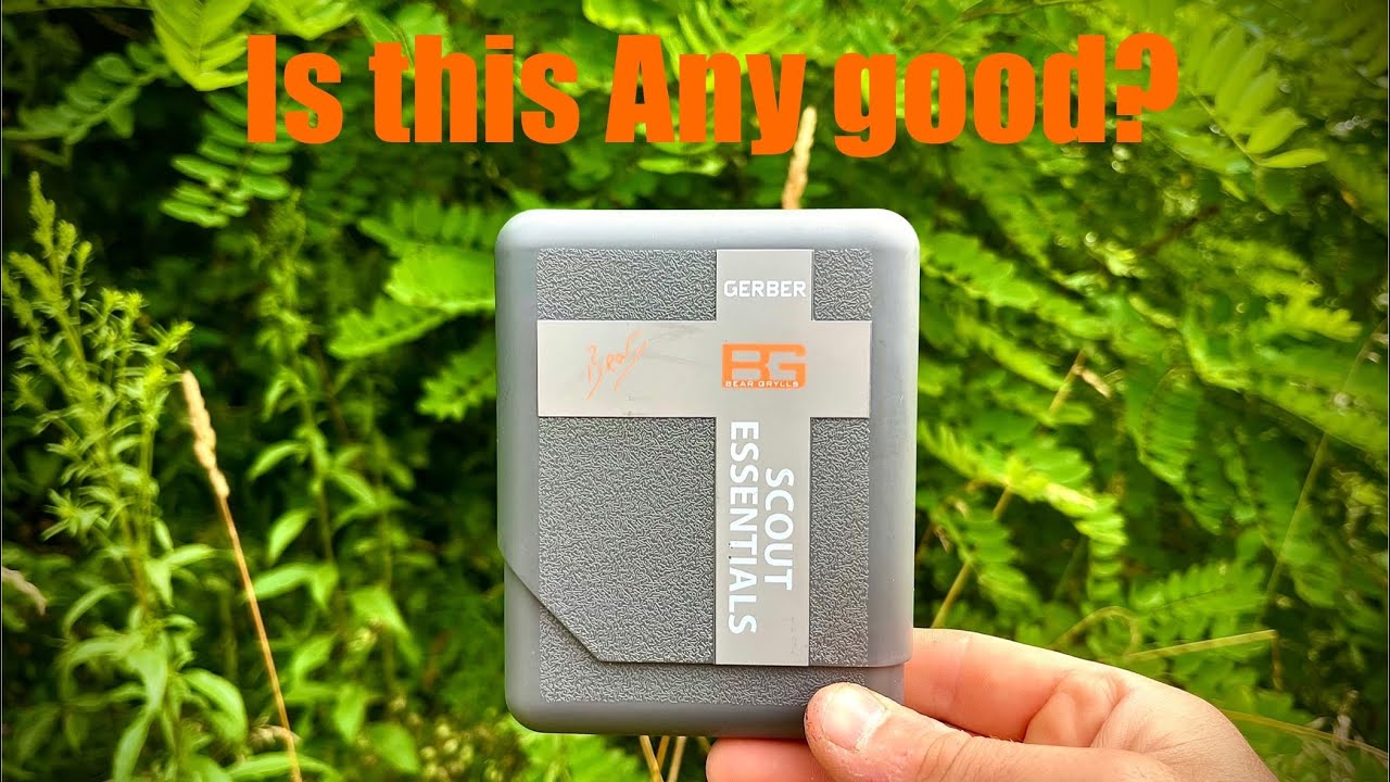 Gerber bear grylls scout essentials kit.