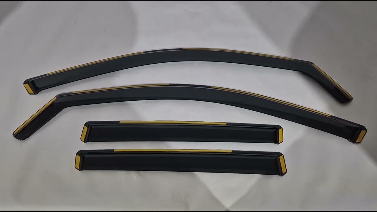 Вітровики вставні Niken Luxury (4 шт) Video 1