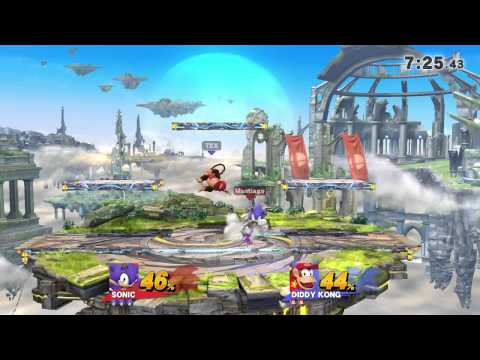 JTT2 Mantiago (Mario, Donkey Kong, Sonic) vs Tex (Diddy Kong)