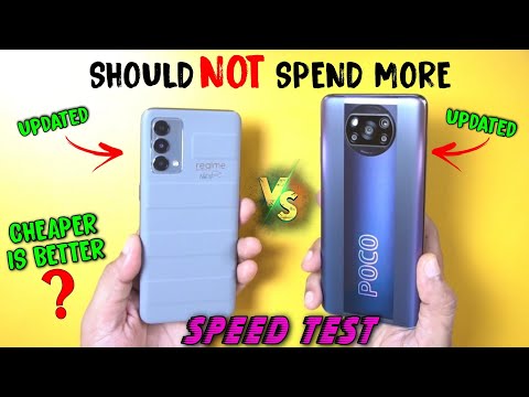 Realme GT Master Edition Vs Poco X3 Pro : Speed Test Comparison