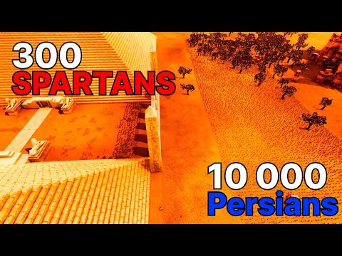300 Spartans vs 10,000 Persians | Ultimate Epic Battle Simulator 2 | UEBS 2