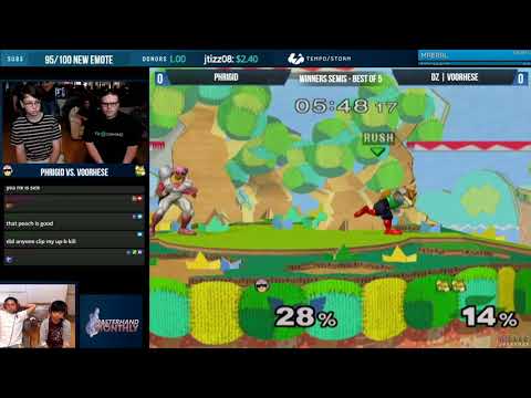 Master Hand Monthly (Aug 2018) - Phrigid (C. Falcon) vs. DZ | voorhese (Fox) - SSBM - Winners Semis