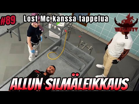 #89 Punasilmä Allu & Lost mc:n kanssa tappelua |  #HellCityrp