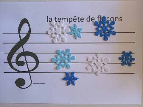 activité manuelle tempête de flocons de neige