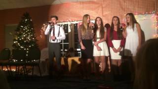 Church group Christmas song I heard the bell on Christmas Day