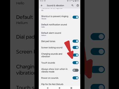 Screen touch sound kaise band kare | How to disable touch sound #tech #technology #shorts