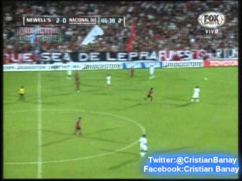 Newell's 4 Nacional 0 ( Relato Pablo Bari ) Copa Libertadores 2014 Los goles