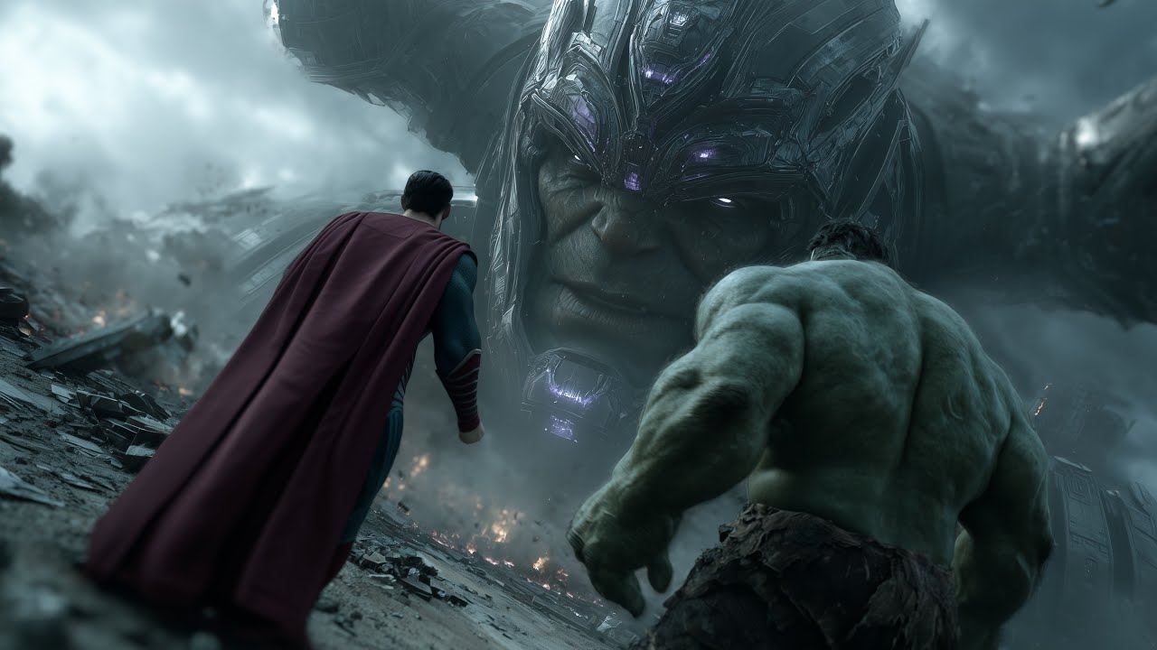 Hulk and Superman vs Galactus | The Battle Beyond Earth
