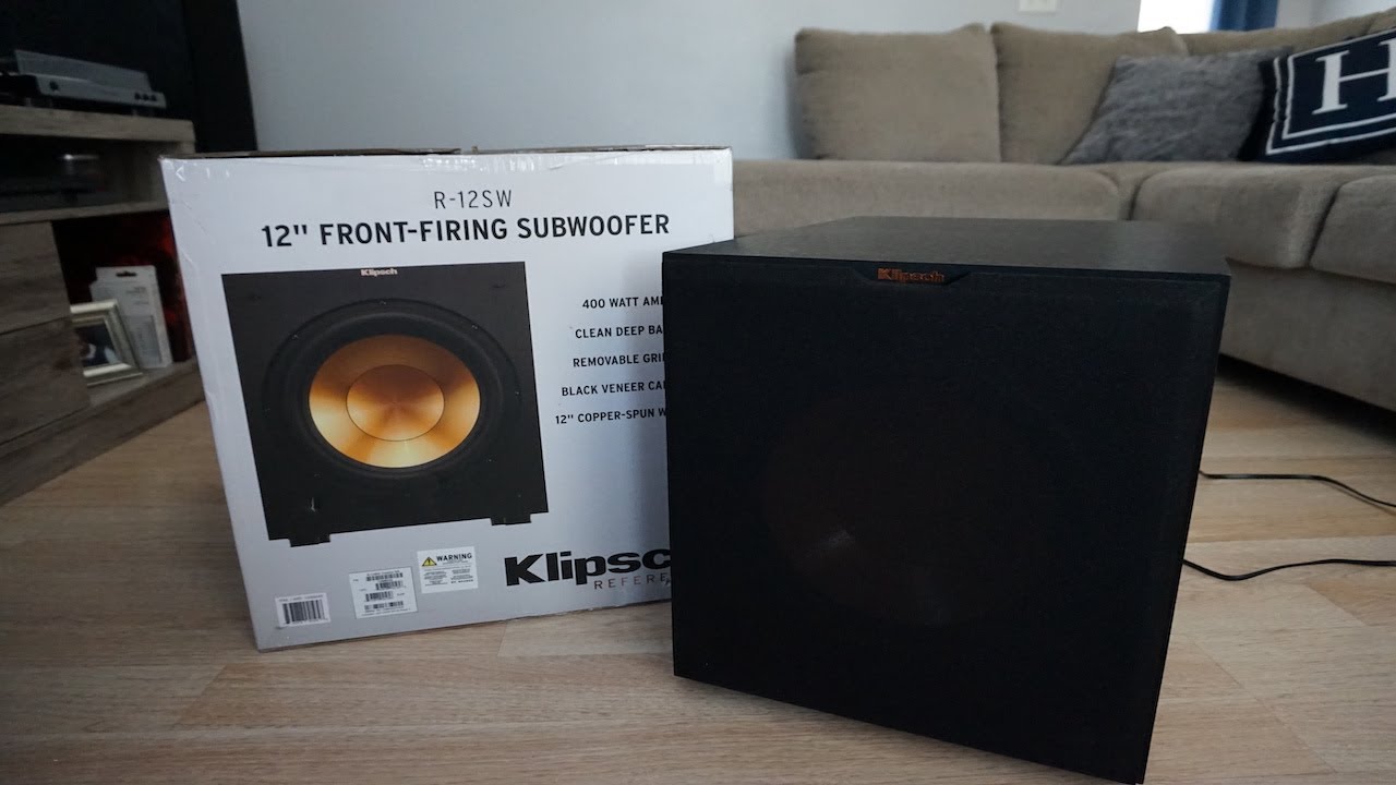 video Loa subwoofer Klipsch R-12SW chính hãng 0