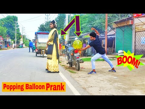 Update Tyre Blast PRANK with Popping balloons | Crazy REACTION with Popping Balloon Prank 2022